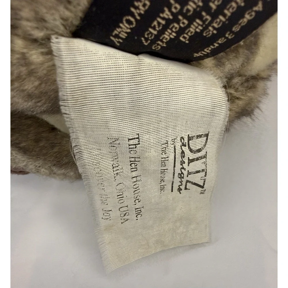 Ditz Designs Brown Bunny Rabbit Plush The Hen House Realistic Stuffed Animal 16